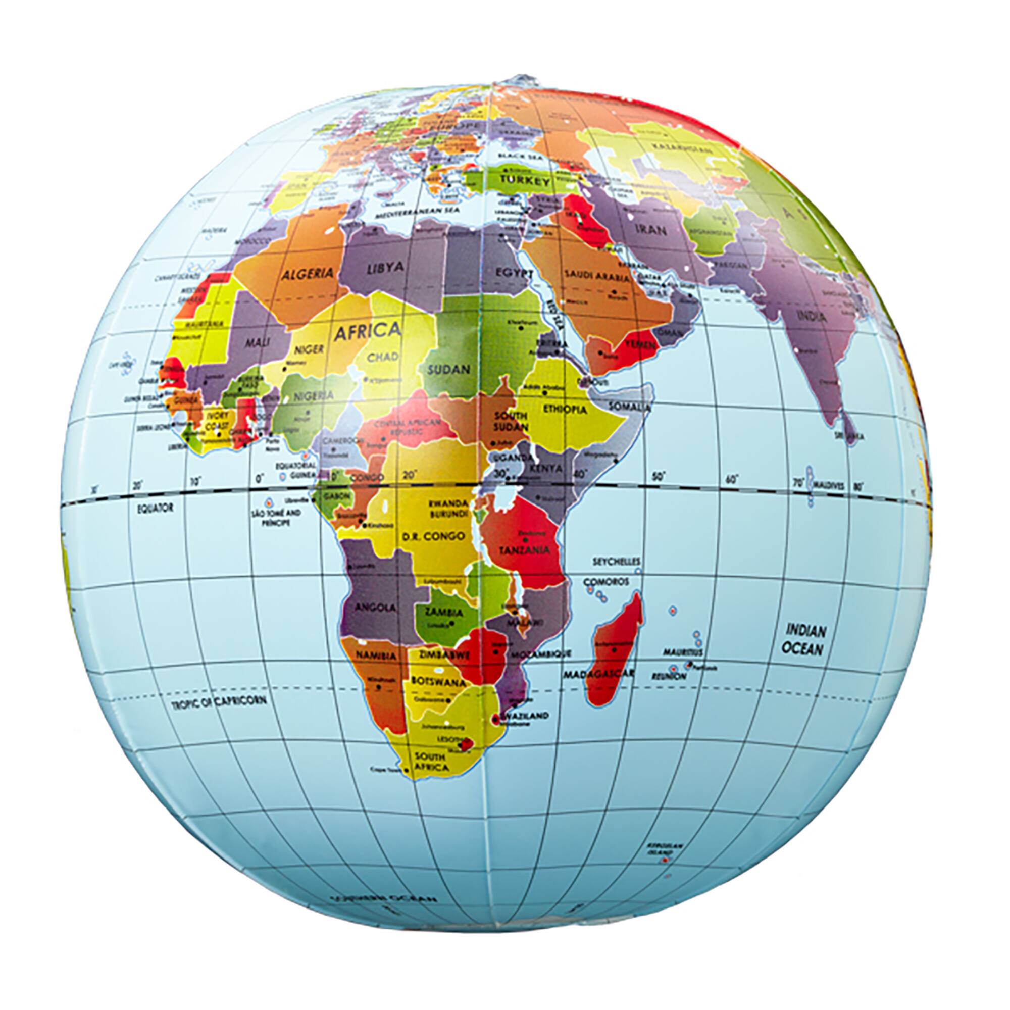 Brainstorm Toys 20" Inflatable Mega Globe
